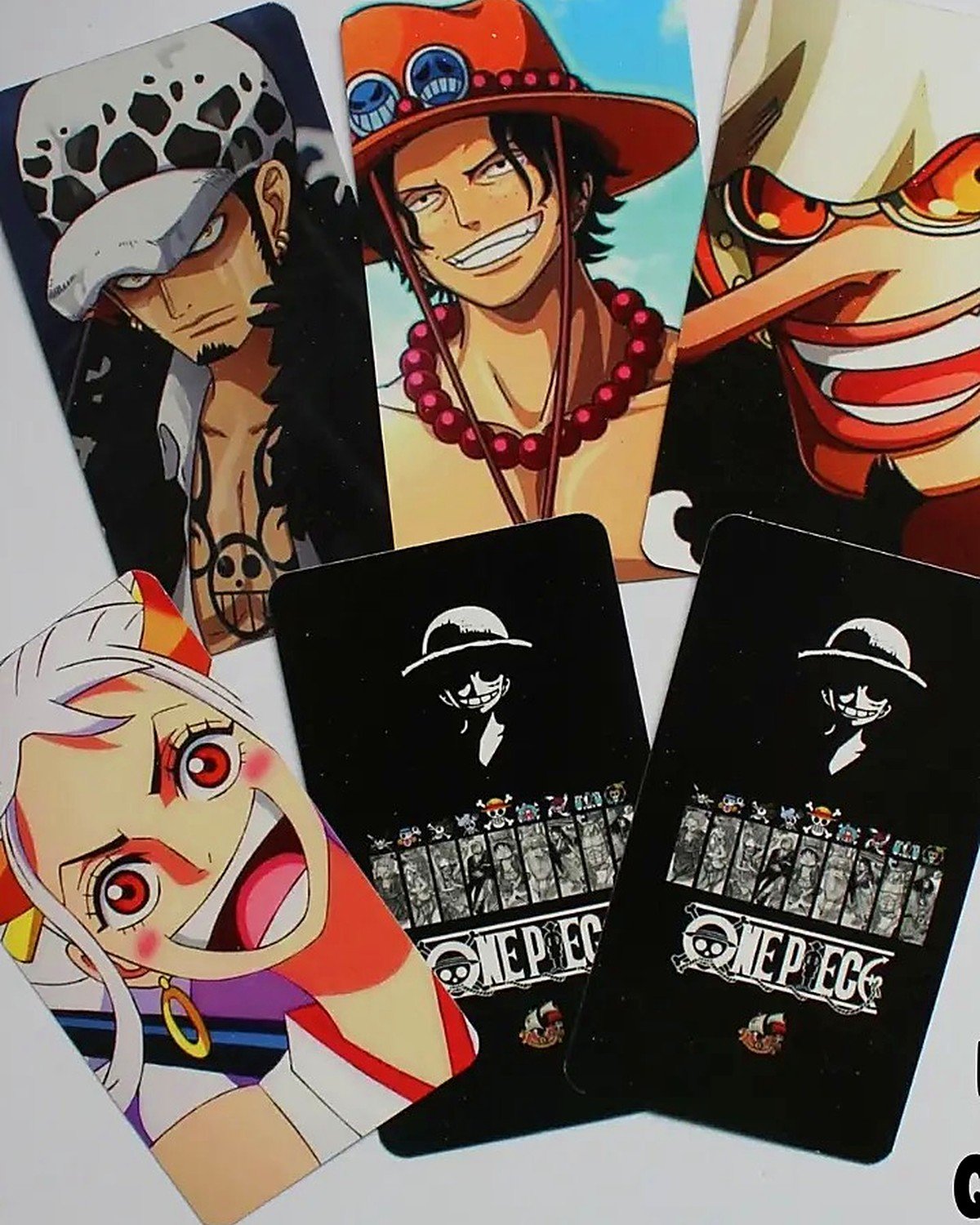 Photocards de One Piece impressos em alta qualidade